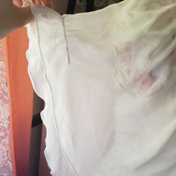 White butterfly top XL - Picture 2 of 5